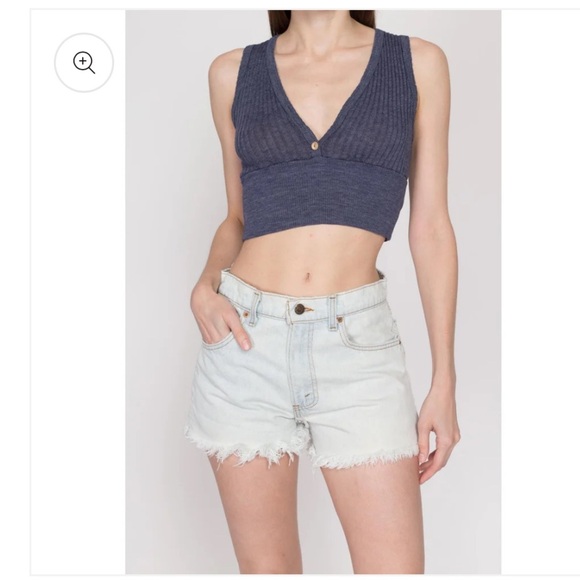 Levi’s womens Cut Off Light Wash Denim
Shorts sz 25 vintage raw hem preloved - Picture 9 of 9